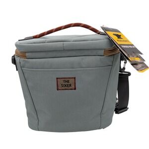 Mountainsmith The Sixer Cooler Bag Heritage Fog Grey 12 Can Soft Cooler